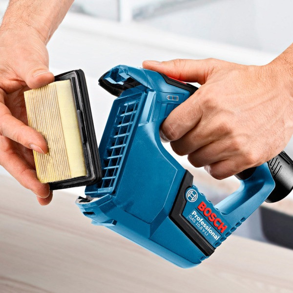 Аккумуляторный пылесос Bosch Professional GAS 12V 12 В, 0,35 л, без АКБ и ЗУ 06019E3000 Киев - изображение 5