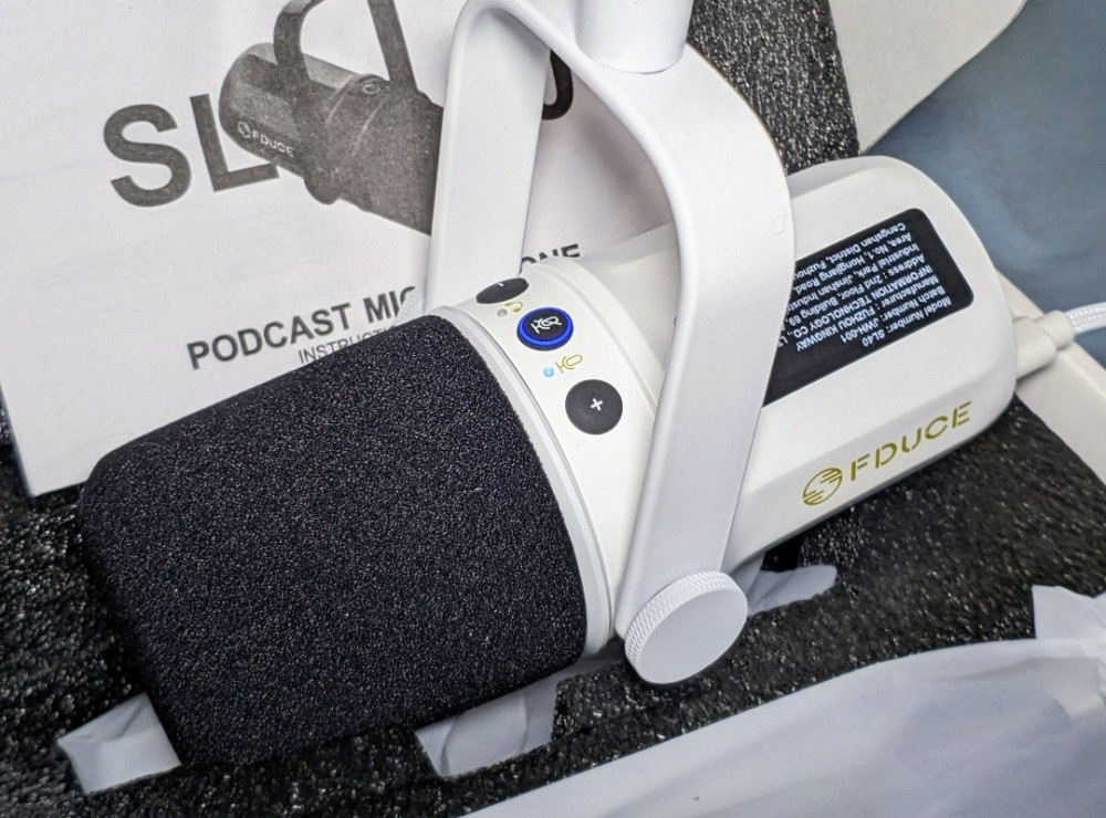 Динамический USB и XLR микрофон Feduce SL40 White. Киев - изображение 3