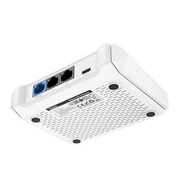 Маршрутизатор HOCO HI36 WiFi4 wireless router White Одеса