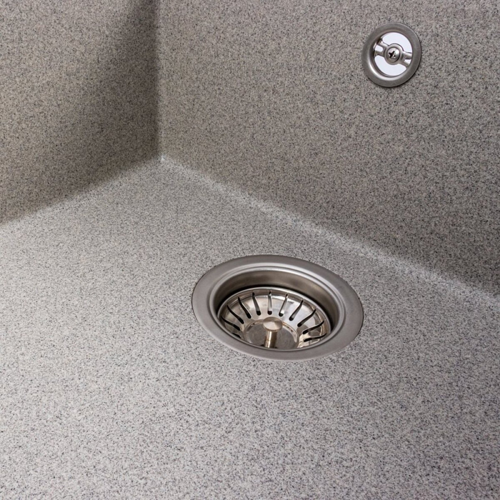 VALESO Гранітна мийка VALESO CALYPSO 7950 матова Сіра Київ - фото 5