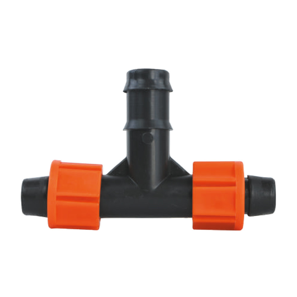 Трійник для крапельної стрічки та трубки Ø16 мм FLORA (5079334) Київ - фото 1