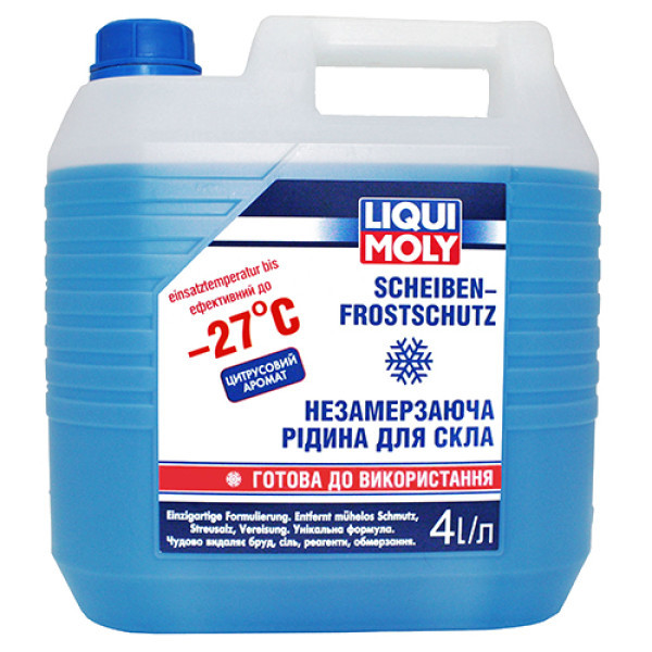 Омивач скла Liqui Moly Scheiben Frostschutz -27°C зимовий Свіжість готовий 4л Львів - фото 1
