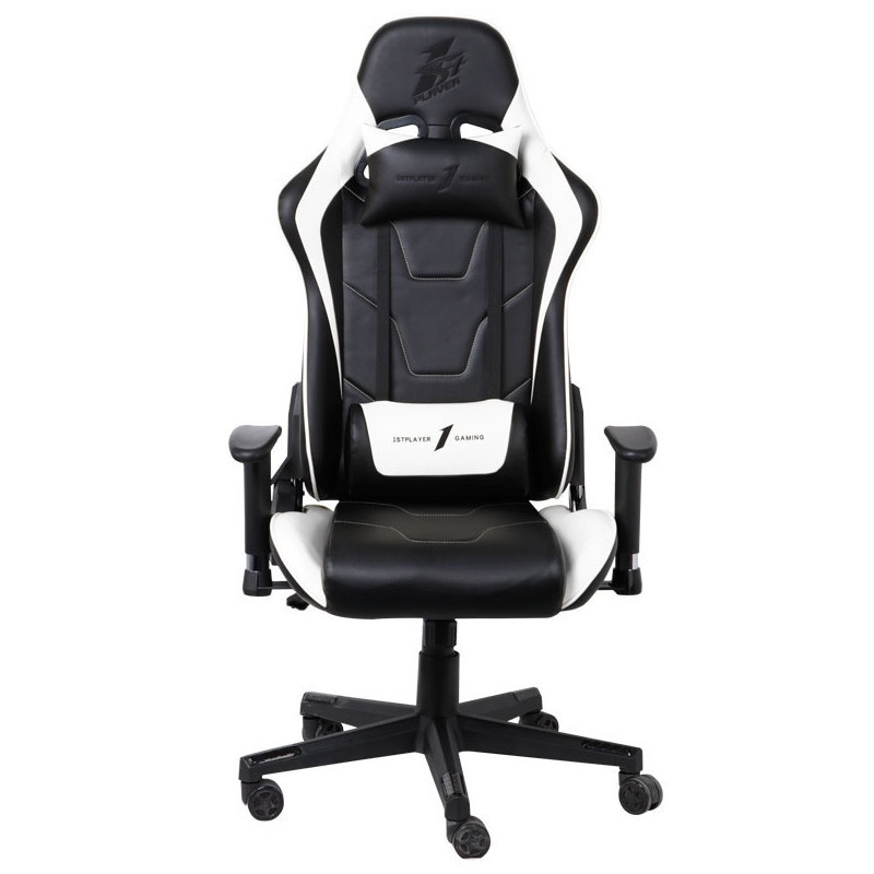 Крісло для геймерів 1stPlayer FK2 Black White ( 12344 ) Харків - фото 1