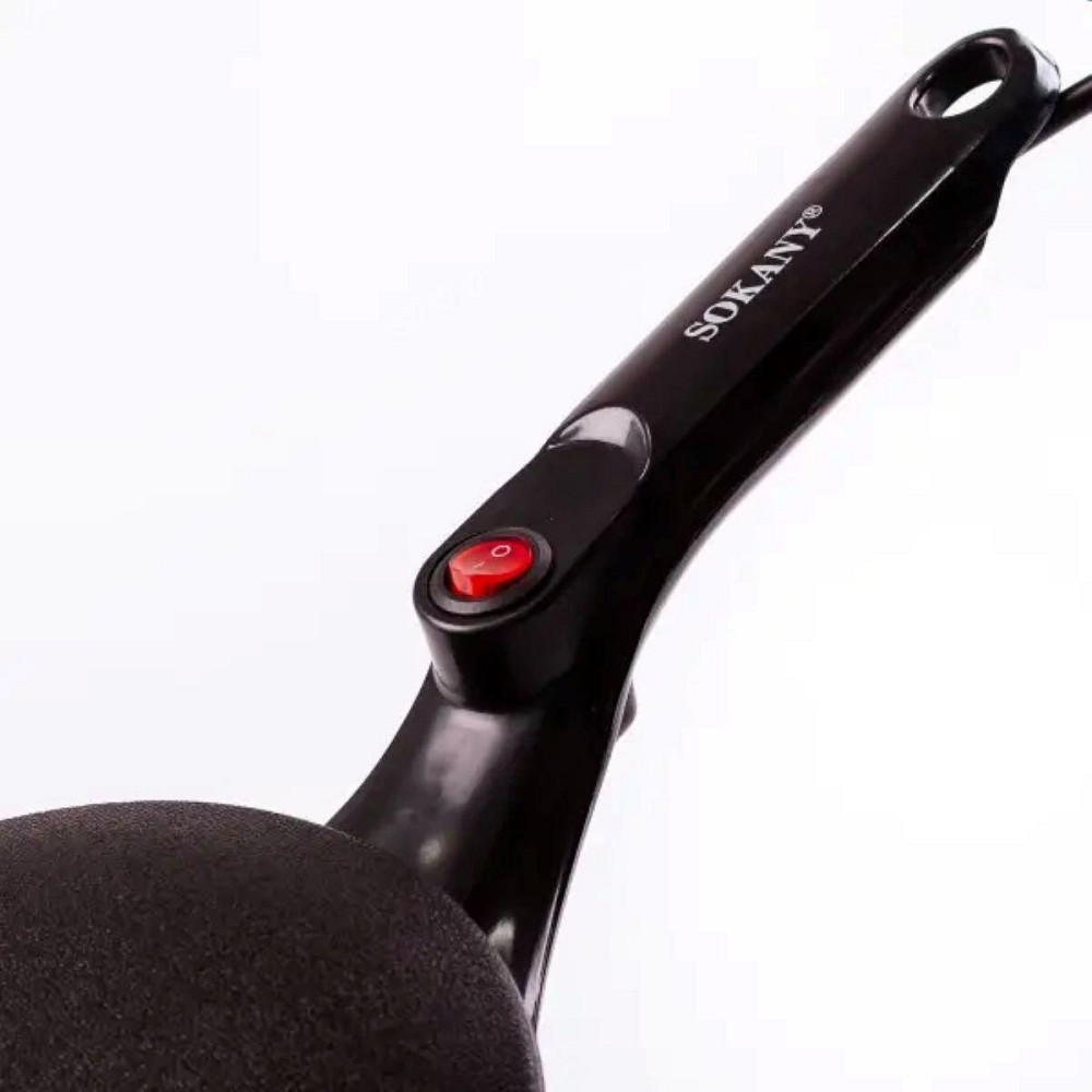 Сковорода блинница электрическая с антипригарным покрытием диаметр 20 см Sokany 650 Вт SK5208 Киев - изображение 4