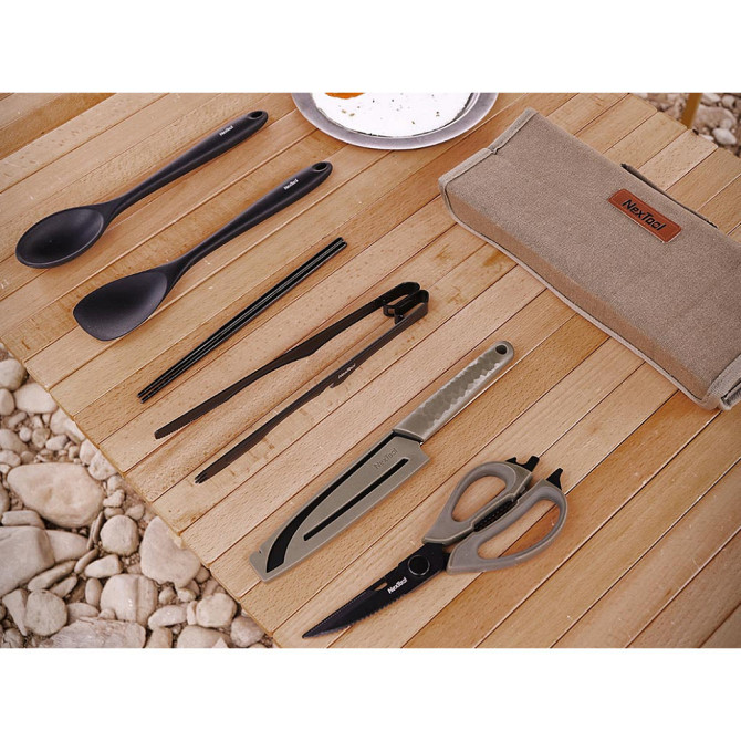Набор кемпинговой кухонной посуды NexTool Outdoor Cooking set (6 предметов) Винница - изображение 3