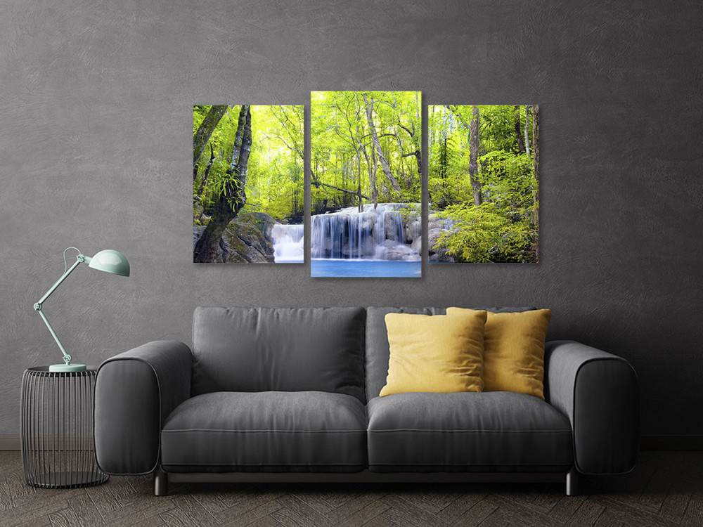 Модульная картина в гостиную / спальню  Водоспад Art-670_3 Киев - изображение 3