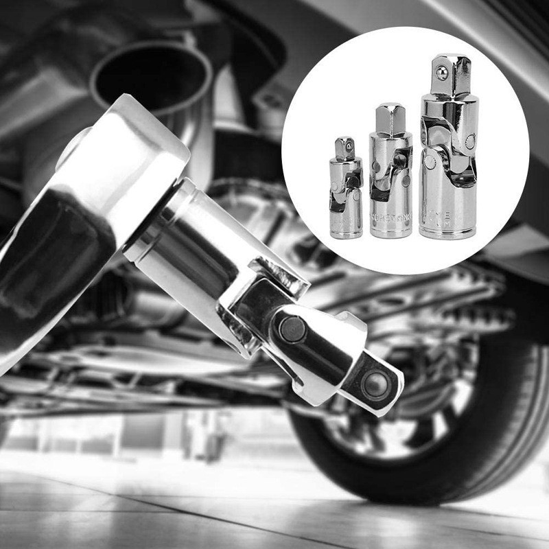Набір карданних шарнірів CR-V 1/4, 3/8, 1/2 для торцевих головок, хромованадієва сталь Київ - фото 7