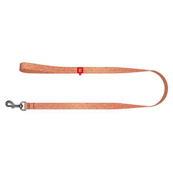 Повідець для собак з відновленої бавовни WAUDOG Re-cotton світловідбиваючий, M, Ш 20 мм, Д 150 Коломия