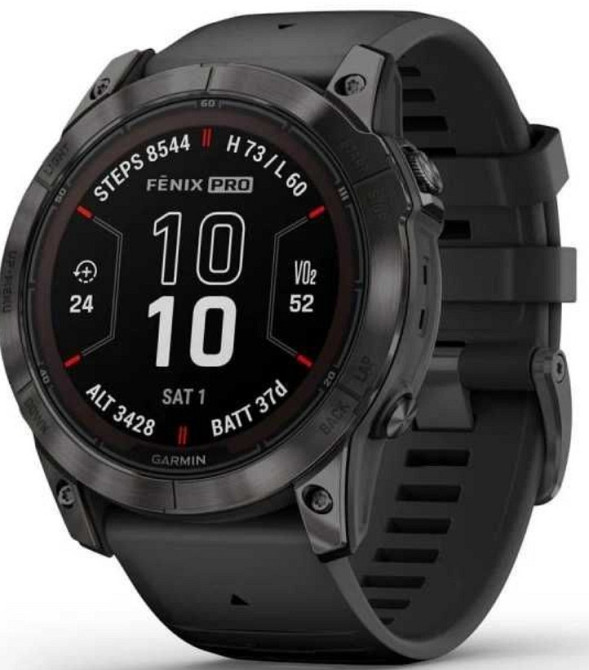 Смарт-годинник: Garmin Fenix 7X Pro Sapphire Solar Carbon DLC (010-02778-11) Харків - фото 5