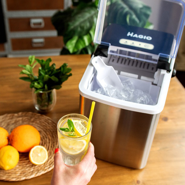 Машина для производства гранулированного льда Magio MG-990 120 Вт 12 кг, Генератор кубикового льда ZQ-60 Львов - изображение 8