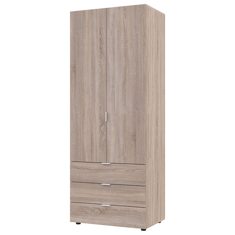 Шкаф распашной для одежды Doros Гелар 77,5х49,5х203,4 см Дуб сонома (DRS-011106) Львов - изображение 1