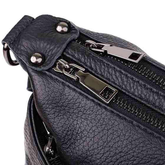 Женская сумка из натуральной кожи Vintage 23011 Черный Киев