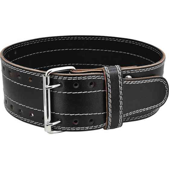 Пояс для важкої атлетики RDX Leather Black/White L Кам'янське