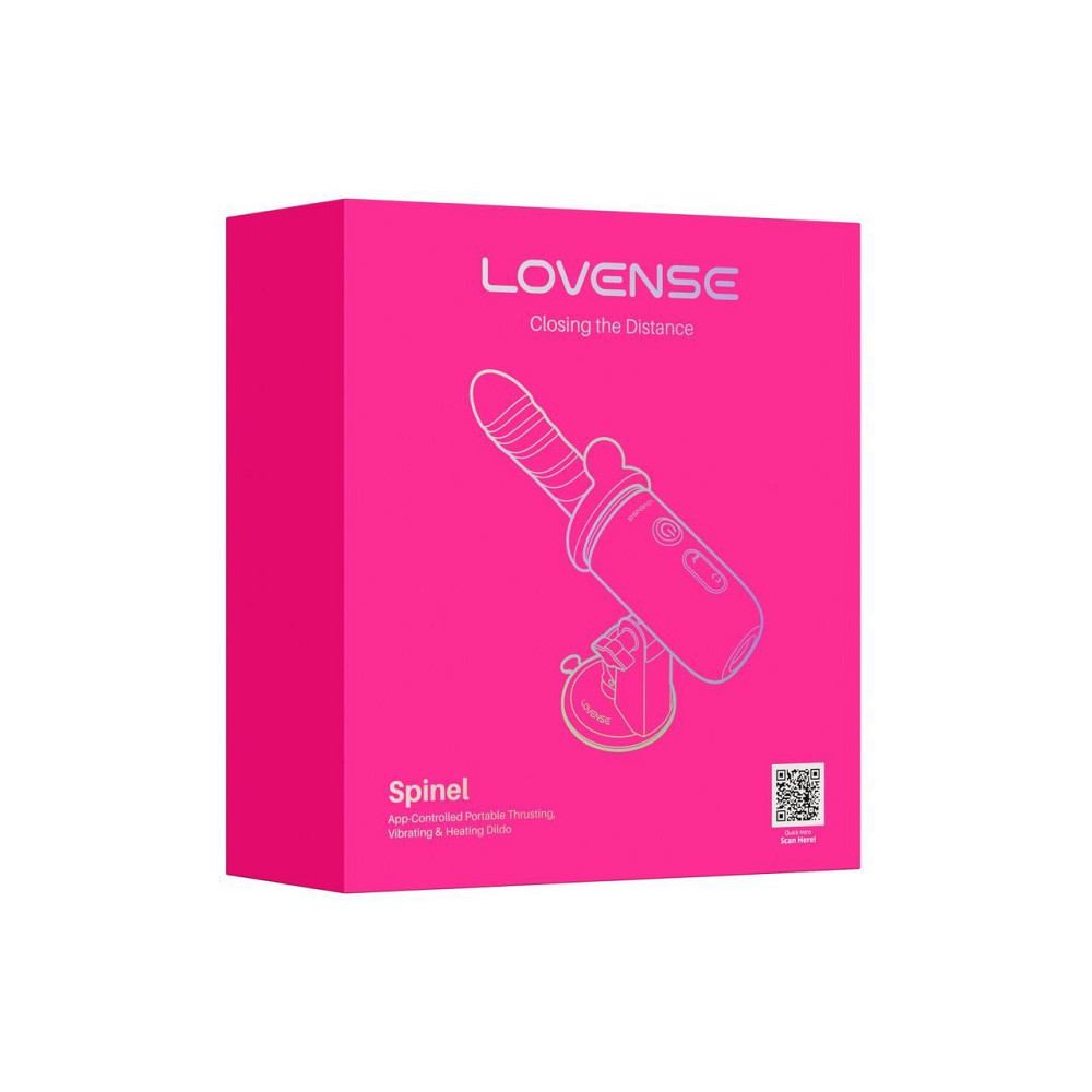 Смарт-міні секс-машина Lovense Spinel імітація фрикцій, підігрів, 3 насадки, на присосці Sex Aura Київ - фото 8