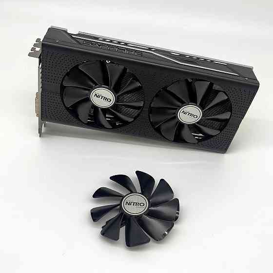 Вентилятор для відеокарт RX Radeon Sapphire 95 мм діаметр для Rx 470, 480, 570, 580, 590, Vega 56, 64 та інших Клевань