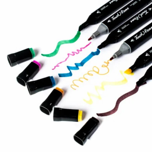 Хорошие маркеры для скетчей 36, Маркеры с обеих сторон для рисования Набор маркеров художника WK-86 Львов - изображение 10