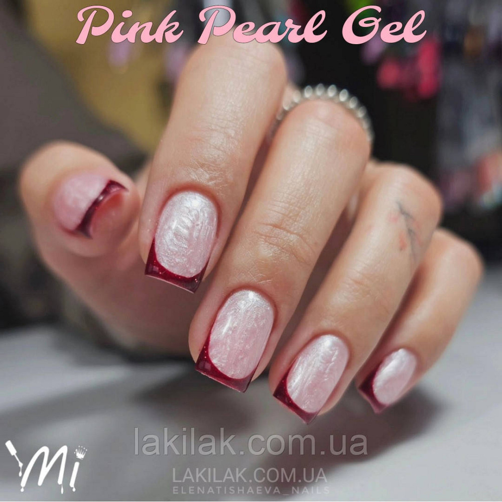 Перлинний гель для нарощення Mi Pink Pearl 30мл Херсон - фото 1