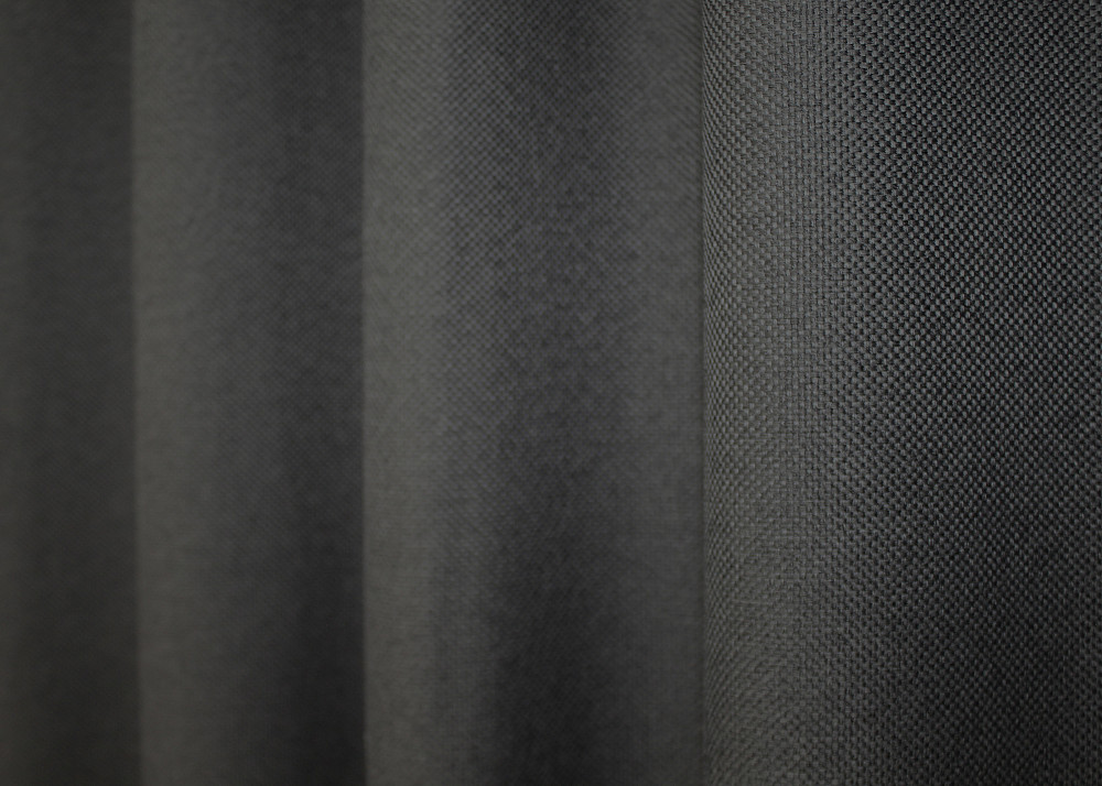 Комплект штор на люверсах VR-Textil Лен-блэкаут Лен Мешковина № 1220ш Серый 150х250см 2 шт (37-0193) Киев - изображение 8