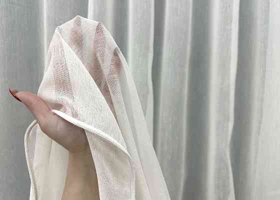 Тюль VR-Textil 1961т Премиум Лен фактурный Costa Молочный 300х250 см (42-1058) Киев