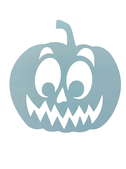 Трафарет на Хэллоуин Тыква для праздника 20 на 16 см серый Киев - изображение 2
