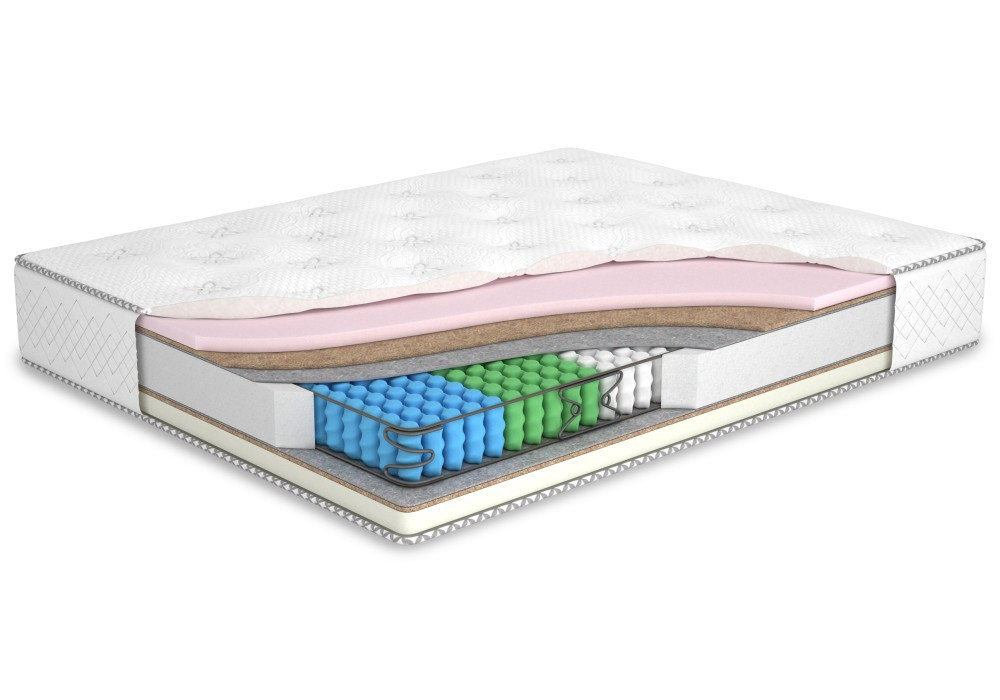 Матрац MatroLuxe Yellow Sun 180x200 Біло-сірий Київ - фото 1