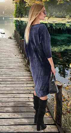 OVERSIZE велюровое платье (42) Киев