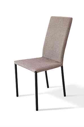 Стілець Соло, метал чорний/ тканина коричнева Київ