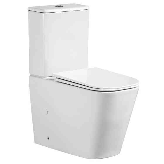 Чаша унітазу-компакту Mixxus Quadro-0404-T1 Bowl 660х360х820 Tornado 1.0 без сидіння (MI8342) ( 15224 ) Харків