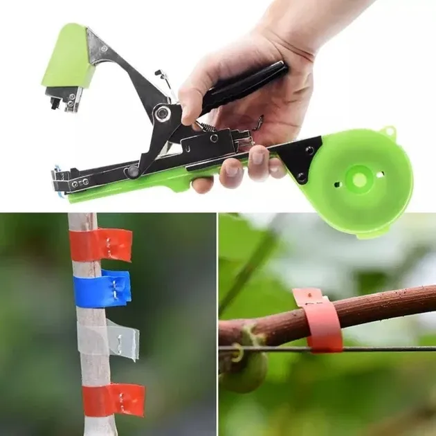 Садовый степлер для подвязки растений овощей, винограда, цветов Tapetool, скобы  6 x 4 мм Одесса - изображение 1