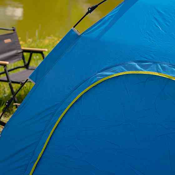 Намет кемпінговий 2 на 2 метри автоматичний для риболовлі походу туристичний LU-019BL Блакитний Коломия