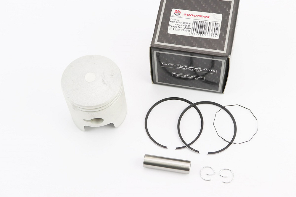 Поршень к-кт Suzuki AD100/110 52,5мм +0,50 (палець 12мм) Киев - изображение 1