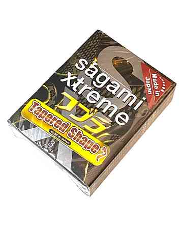 Презервативи латексні Sagami Xtreme Tapered Shape Cobra паковання 3 шт. Sex Aura Київ