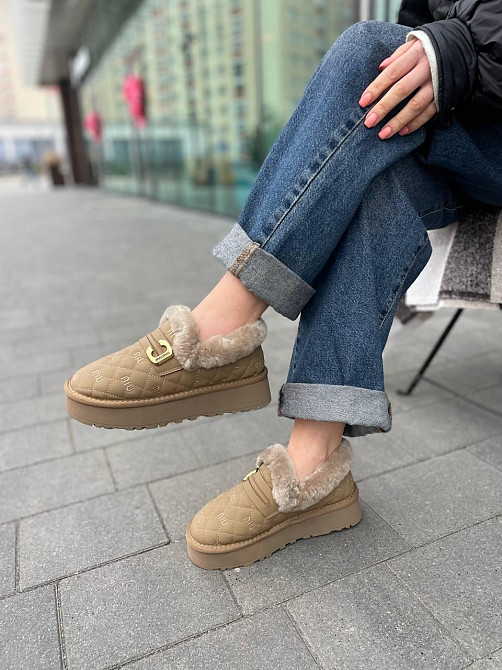 WSMR Угги жіночі WSMR K3 бежеві (зима, шкіра натуральна) (5728) 37 Коломия - фото 4