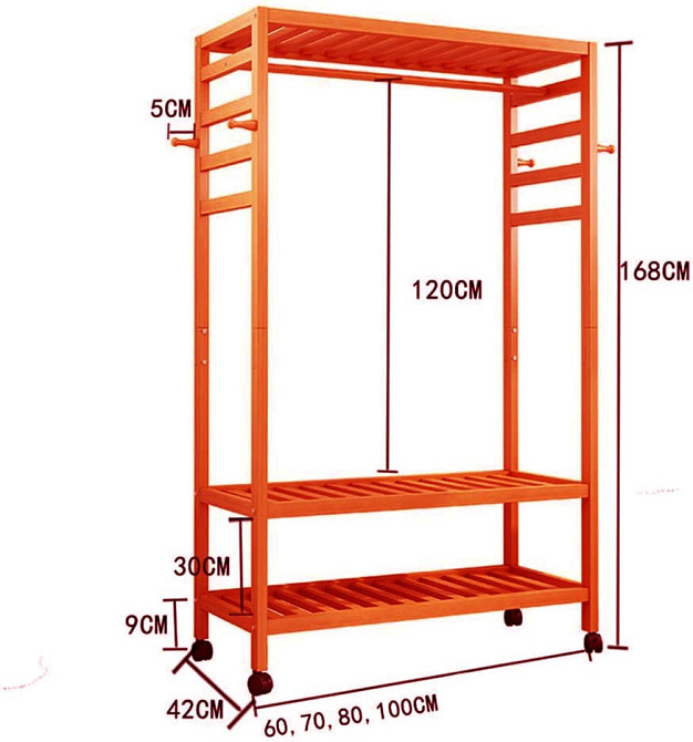 Стійка вішалка для одягу "Балчик" корал Миколаїв - фото 1