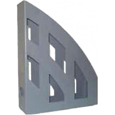 Лоток для паперів КіП пластиковий, вертикальний, сірий (TRAYV-KIP-LV-01-G) Вінниця - фото 1