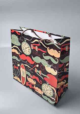 Пакет бумажный подарочный квадратный 23*24*10(артKV-128) (12 шт) Харьков