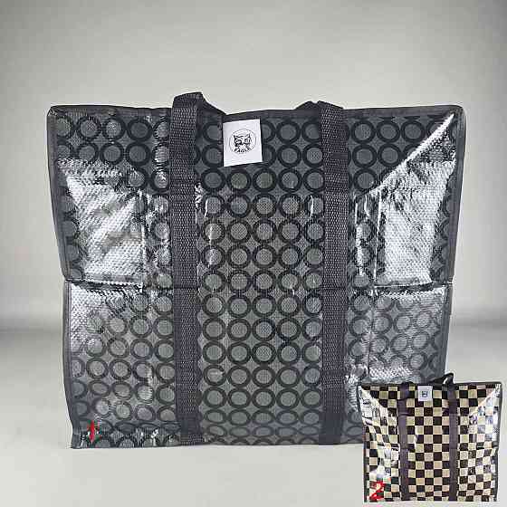 Сумка господарська, поліпропіленова, з кольоровим малюнком No2 Прошита (44x38x18) (1 шт.) Харків