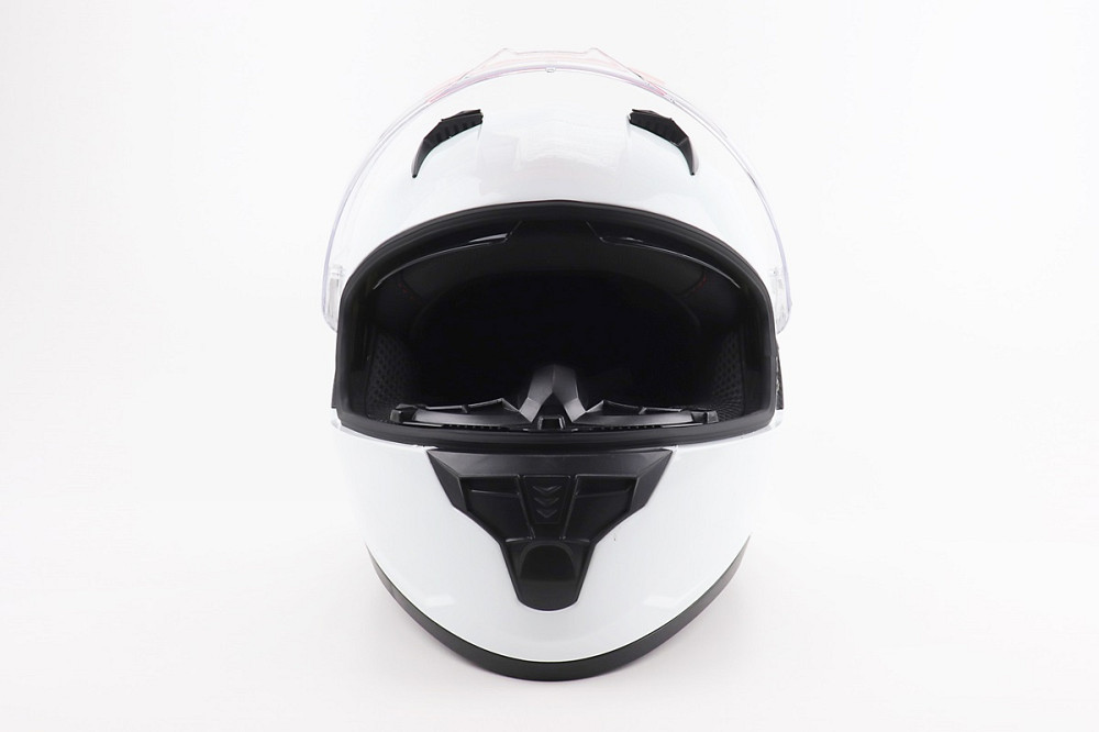 Шолом інтеграл, закритий (сертифікація DOT)+відкидні окуляри BLD-M67 L (59-60см), БІЛИЙ глянець Киев - изображение 6