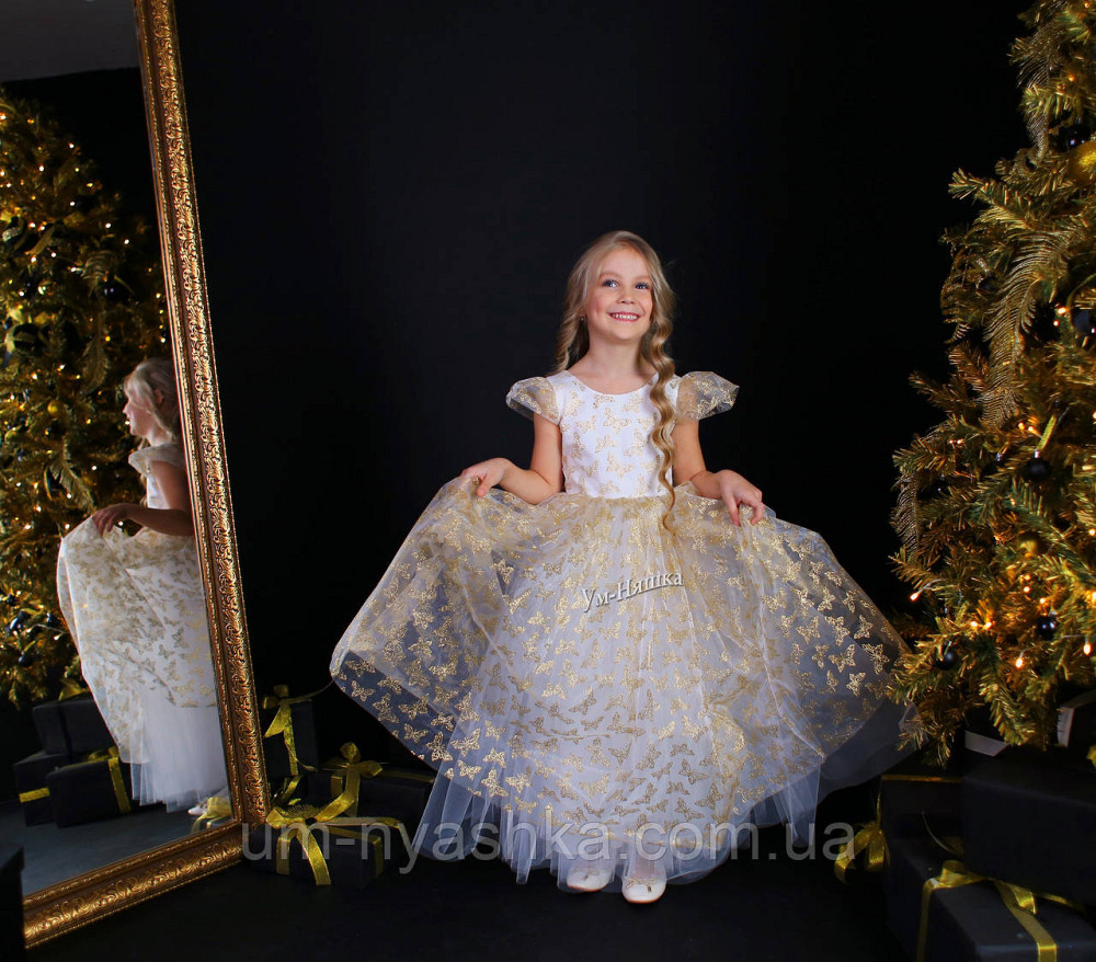 Довге ошатне плаття з метеликами Кривий Ріг - фото 5