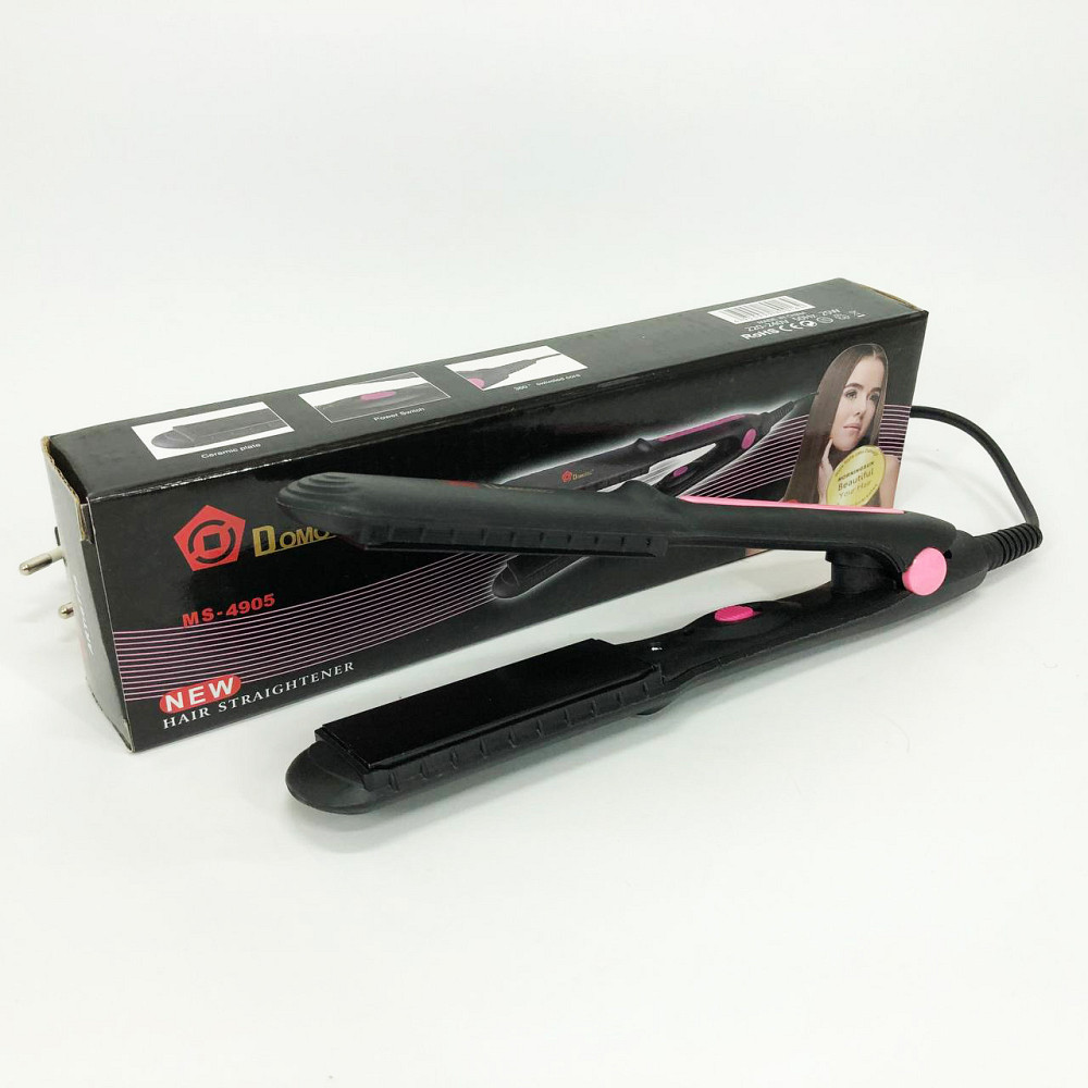 Праска для вирівнювання зачіски, Щипці гофре для вирівнювання волосся Випрямляч перукарень EY-90 Львів - фото 7