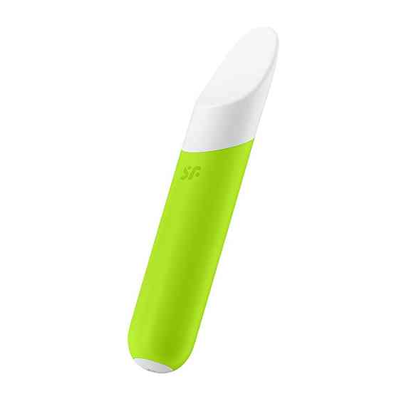 Мінівібратор із гнучким язичком Satisfyer Ultra Power Bullet 7 Green Sex Aura Київ