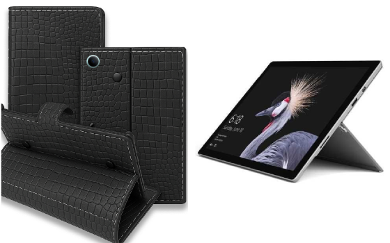Книжка-трансформер для планшета Microsoft Surface Pro 2, Pro 3, Pro 4, колір Black Krokodil Black Київ