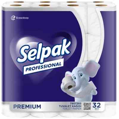 Туалетний папір Selpak Professional Premium 3 шари 32 рулони (8690530071094) Вінниця