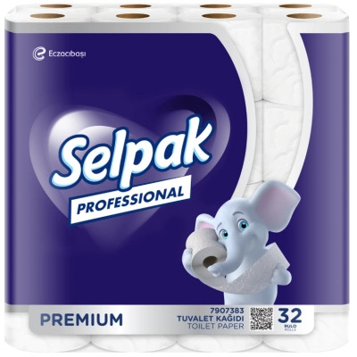 Туалетний папір Selpak Professional Premium 3 шари 32 рулони (8690530071094) Вінниця - фото 1