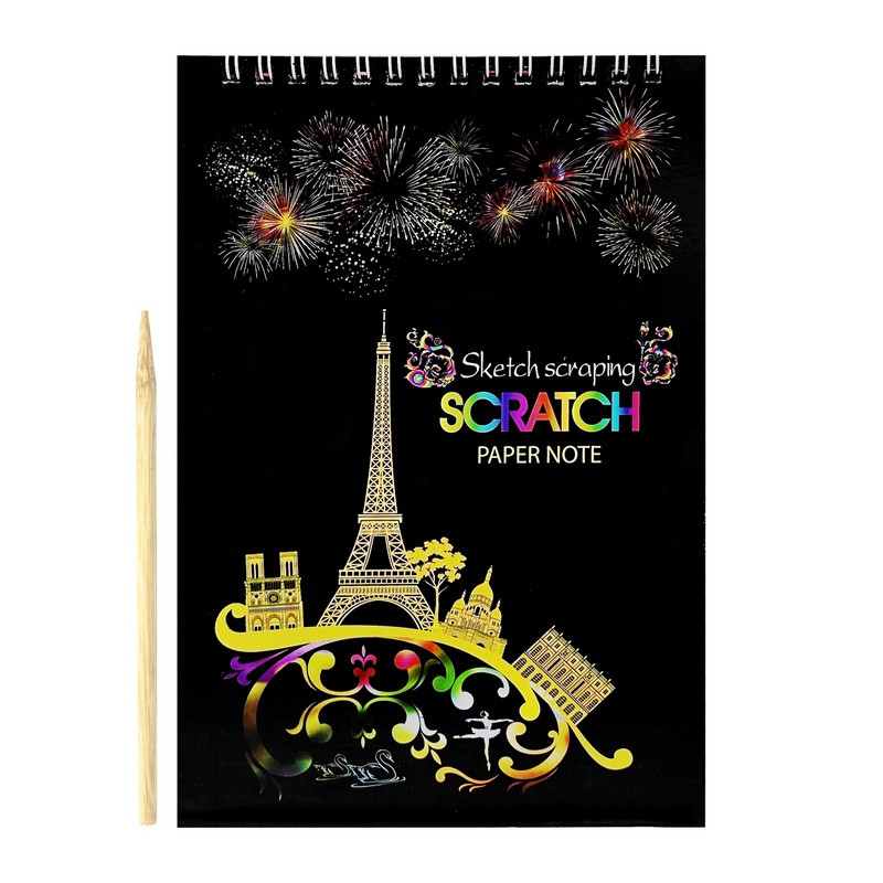 Скретчбук "Europe" 20-0915-WH-2 на спіралі, 10 аркушів, 14х20 см Вінниця - фото 1