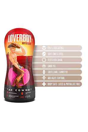 Мастурбатор анус Blush Coverboy Cowboy бежевий, 18.5 см Sex Aura Київ