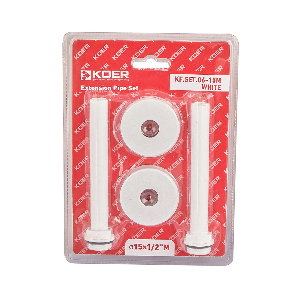 Комплект подовжувачів Koer KF.SET.06-15M WHITE d15x1/2M білий (KR5848) ( 24681 ) Харьков - изображение 4
