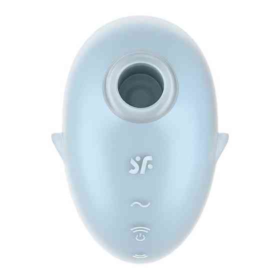 Вакуумный вибратор Satisfyer Cutie Ghost blue Sex Aura Киев