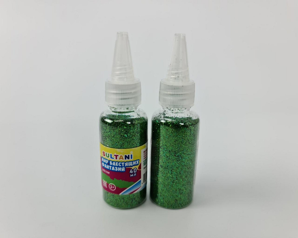 Набір для дитячої творчості "Блискітки" зелений (1 шт.) Харків - фото 4