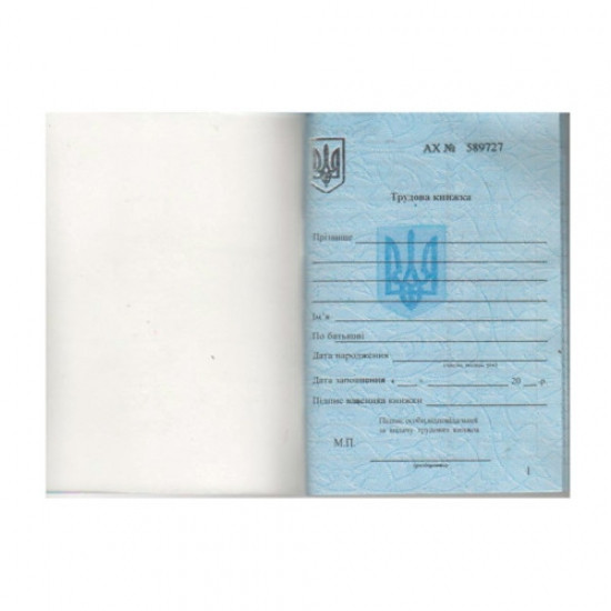 Трудовая книжка с голограммой Винница - изображение 1